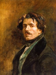 Selvportræt af Ferdinand Victor Eugene Delacroix